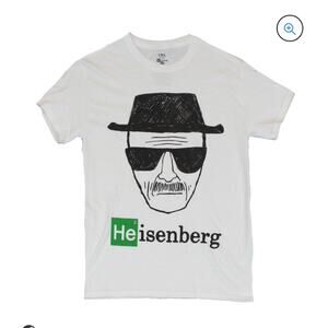 Breaking Bad TV show official Heisenberg walter white T-shirt face mens small